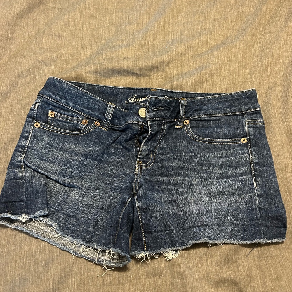 American Eagle Outfitters Dark Blue Jean Shorts